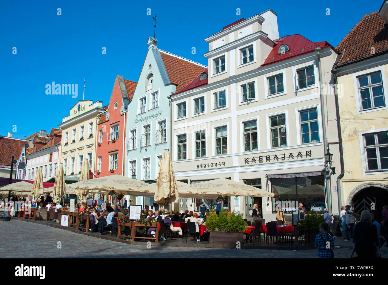 Town hall square, Tallinn Stock Photo