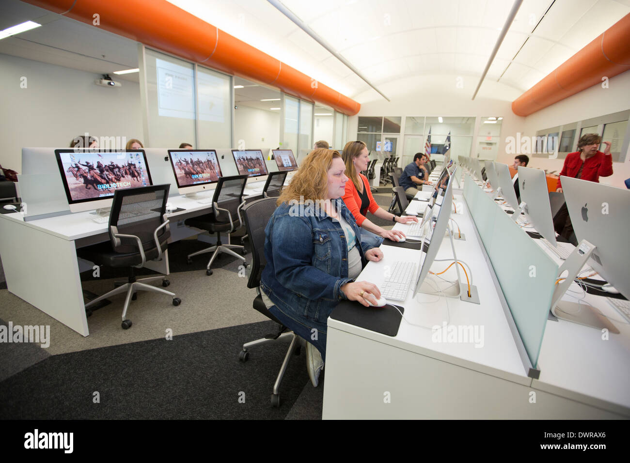 BiblioTech Digital Library in San Antonio, Texas Stock Photo Alamy