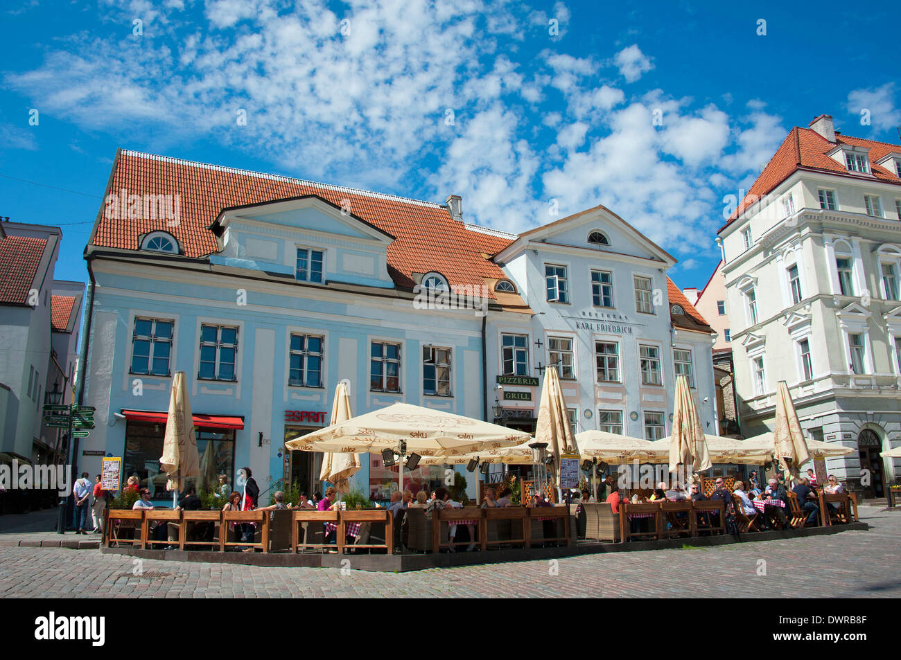 Town hall square, Tallinn Stock Photo