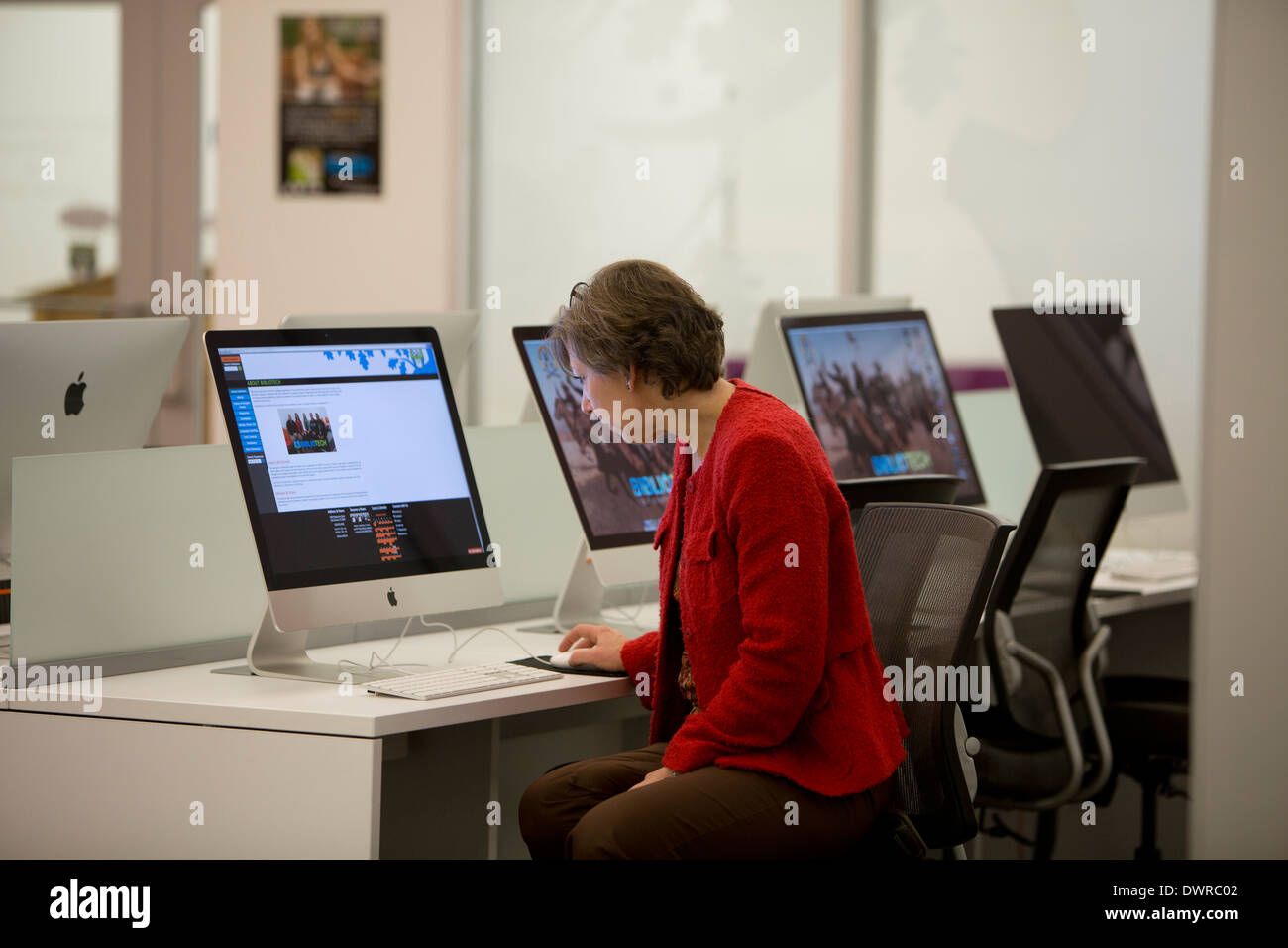 BiblioTech Digital Library in San Antonio, Texas Stock Photo Alamy