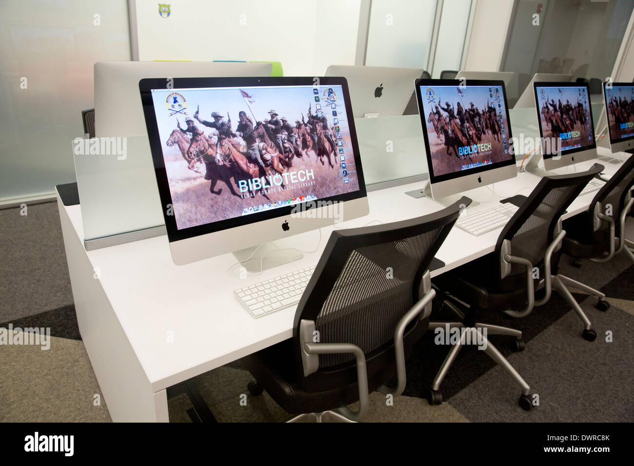 BiblioTech Digital Library in San Antonio, Texas Stock Photo Alamy