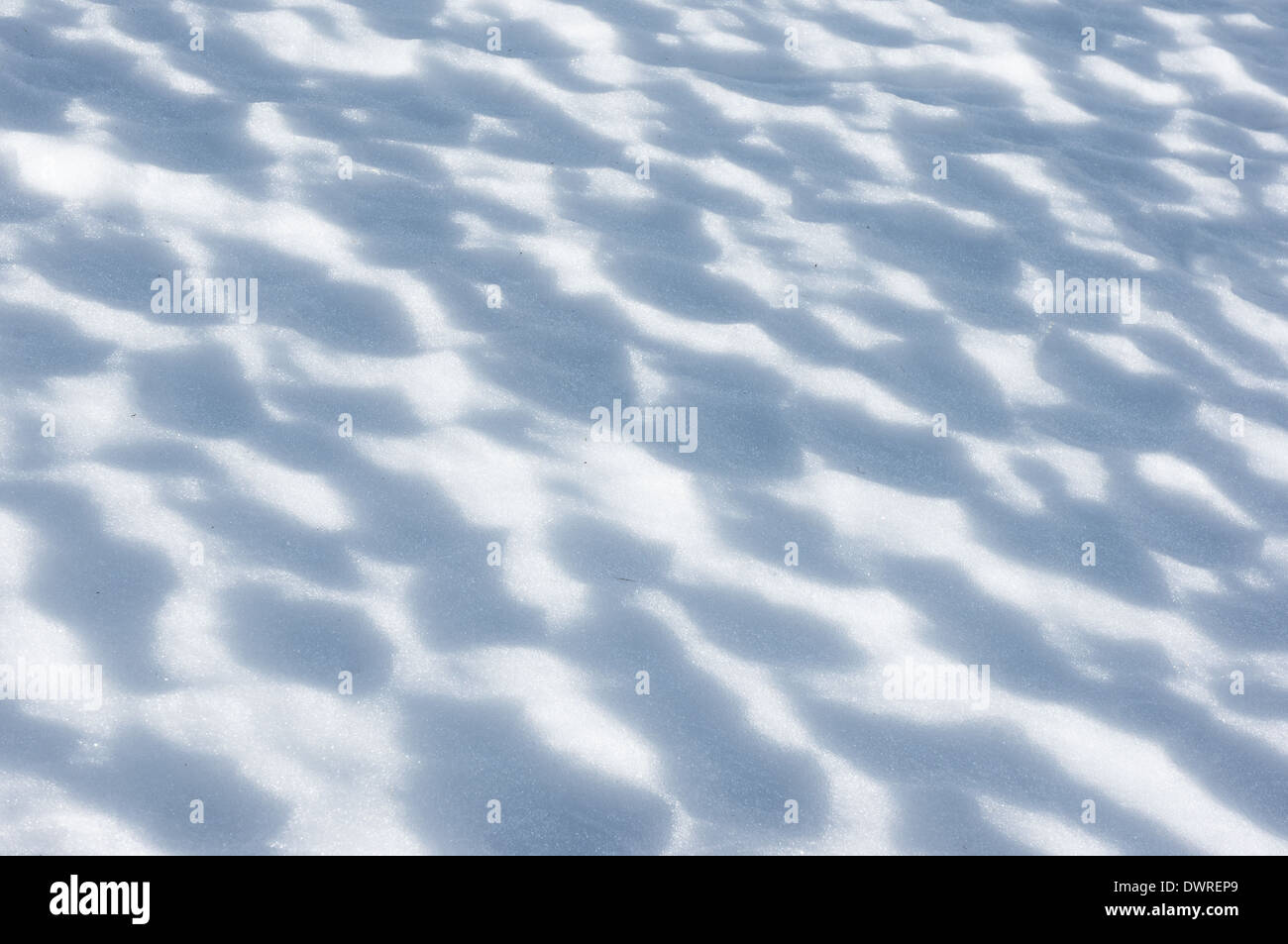 winter abstract landscape with snow textures Stock Photo