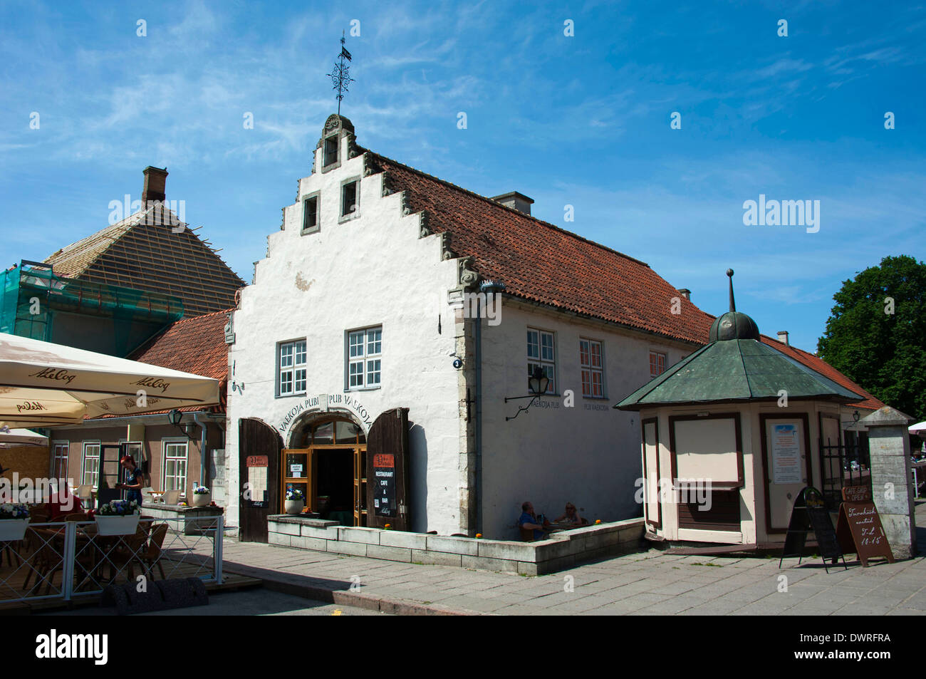 Weigh house, Kuressaare Stock Photo