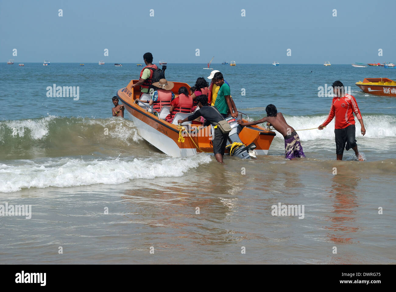 water sports at baga beach,goa,india Stock Photo Alamy