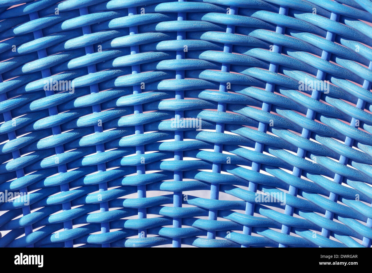 background of wicker rattan texture pattern on chair Stock Photo