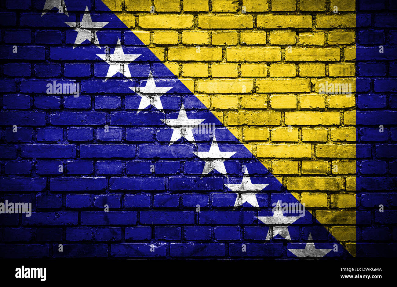 Bosnia herzegovina flag close hi-res stock photography and images - Alamy