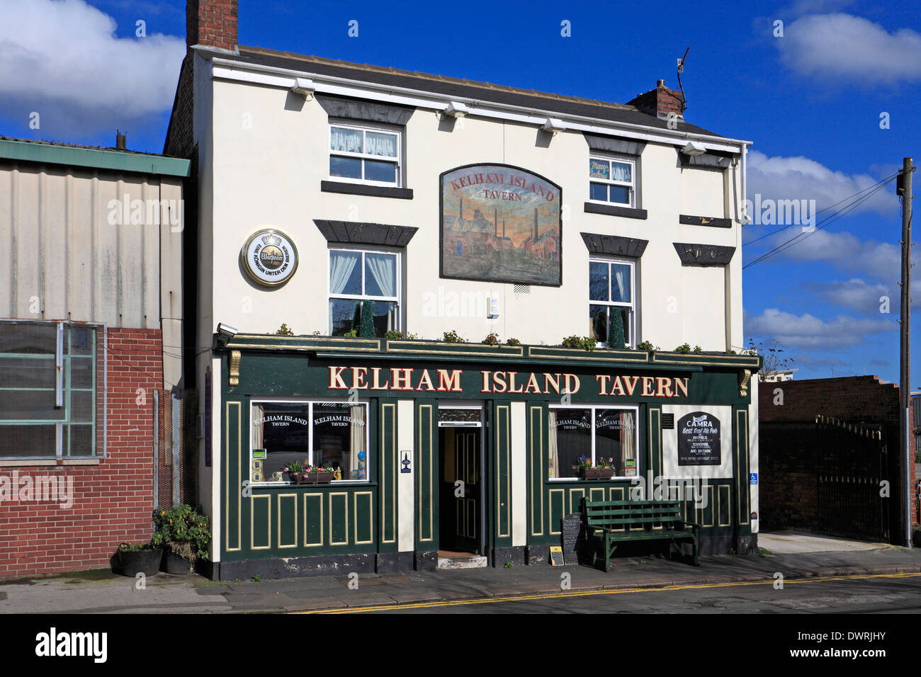 Kelham Island Tavern, Kelham Island, Sheffield, South Yorkshire, England, UK. Stock Photo