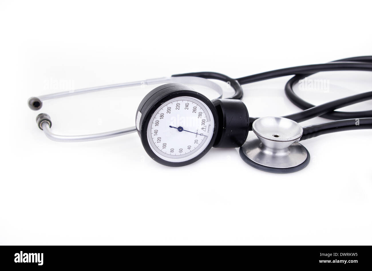 Medical equipment (stethoscope and sphygmomanometer Stock Photo Alamy
