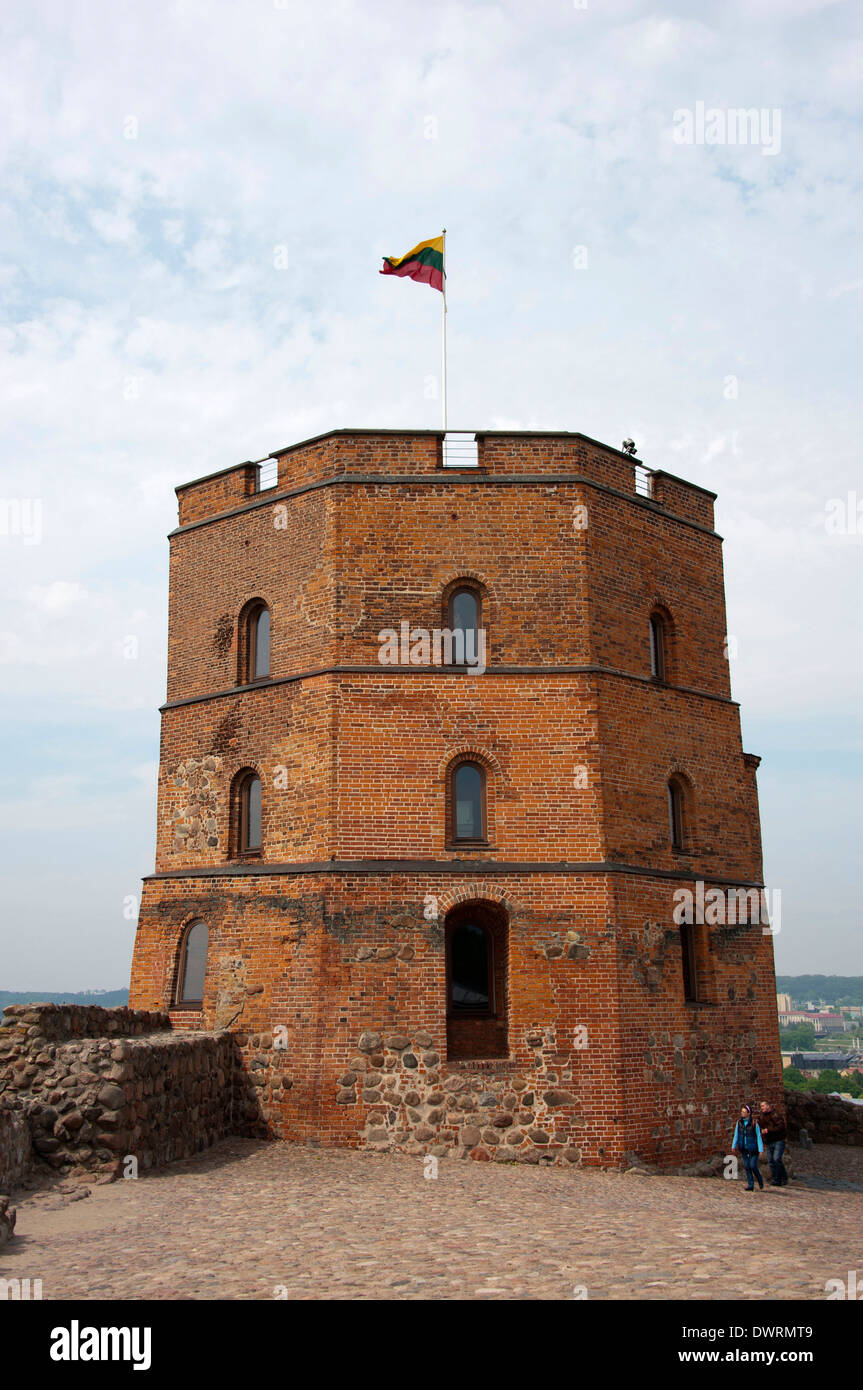 Gediminas Tower, Vilnius Stock Photo