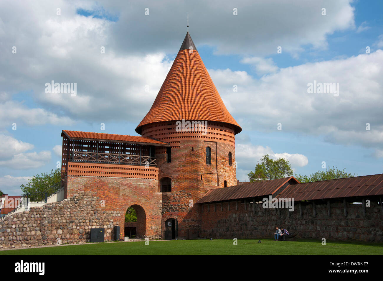 Old Castle, Kaunas Stock Photo