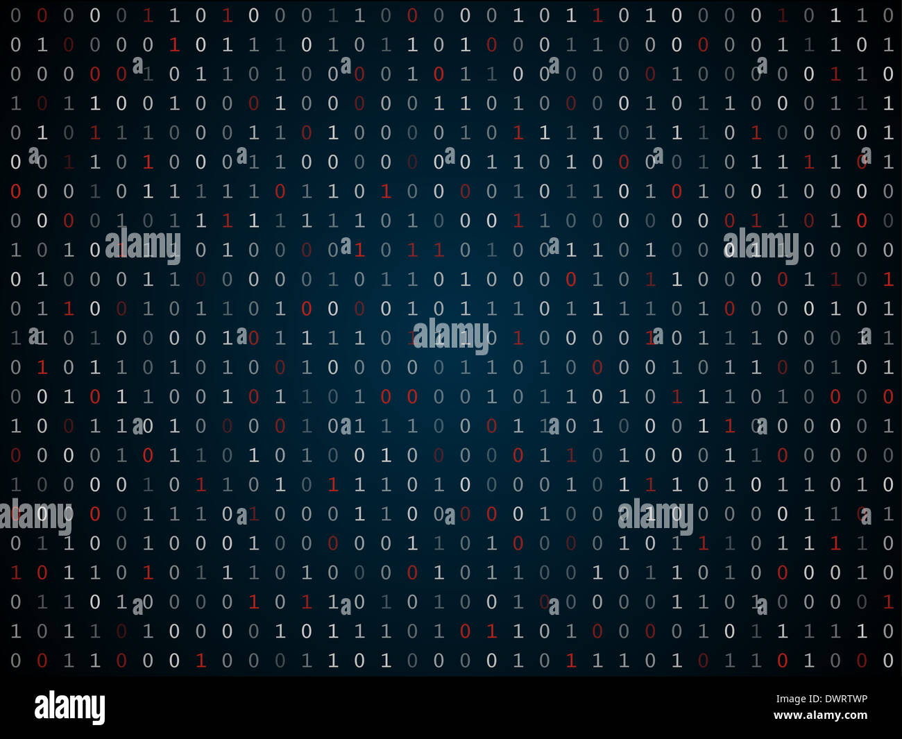 Binary computer code repeating vector background illustration Stock ...