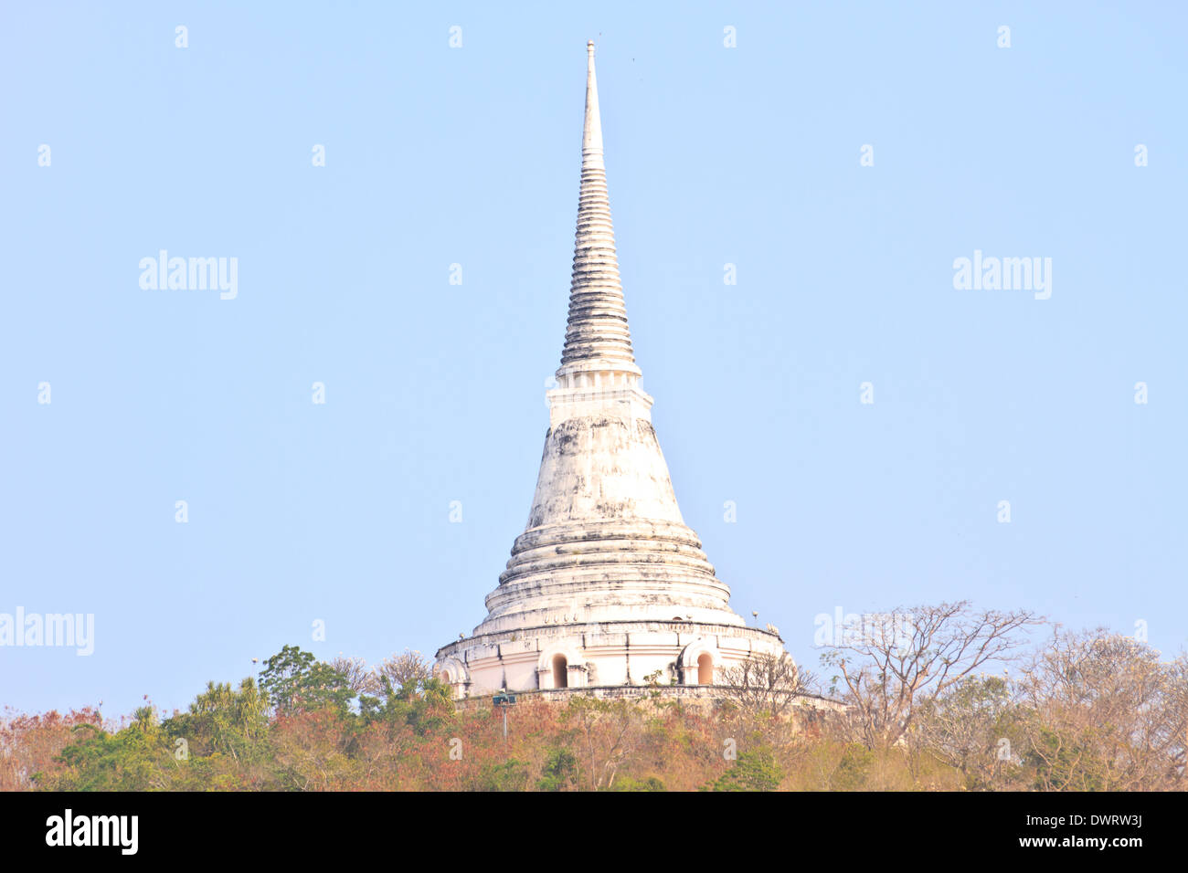 The Khao wung palace at petchburi province,Thailand Stock Photo