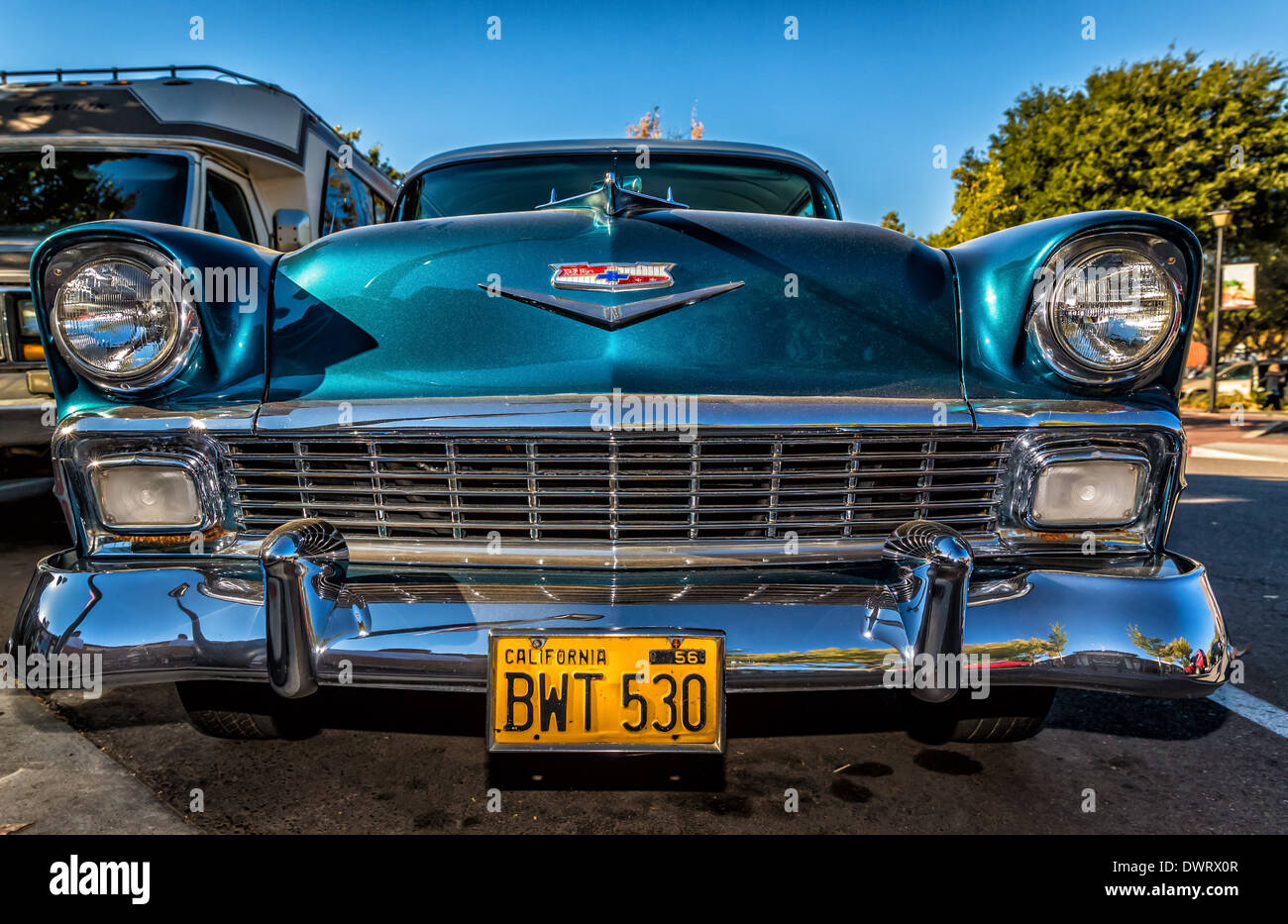 Chevrolet, vintage car from the 1950s, Santa Barbara, California, USA Stock Photo