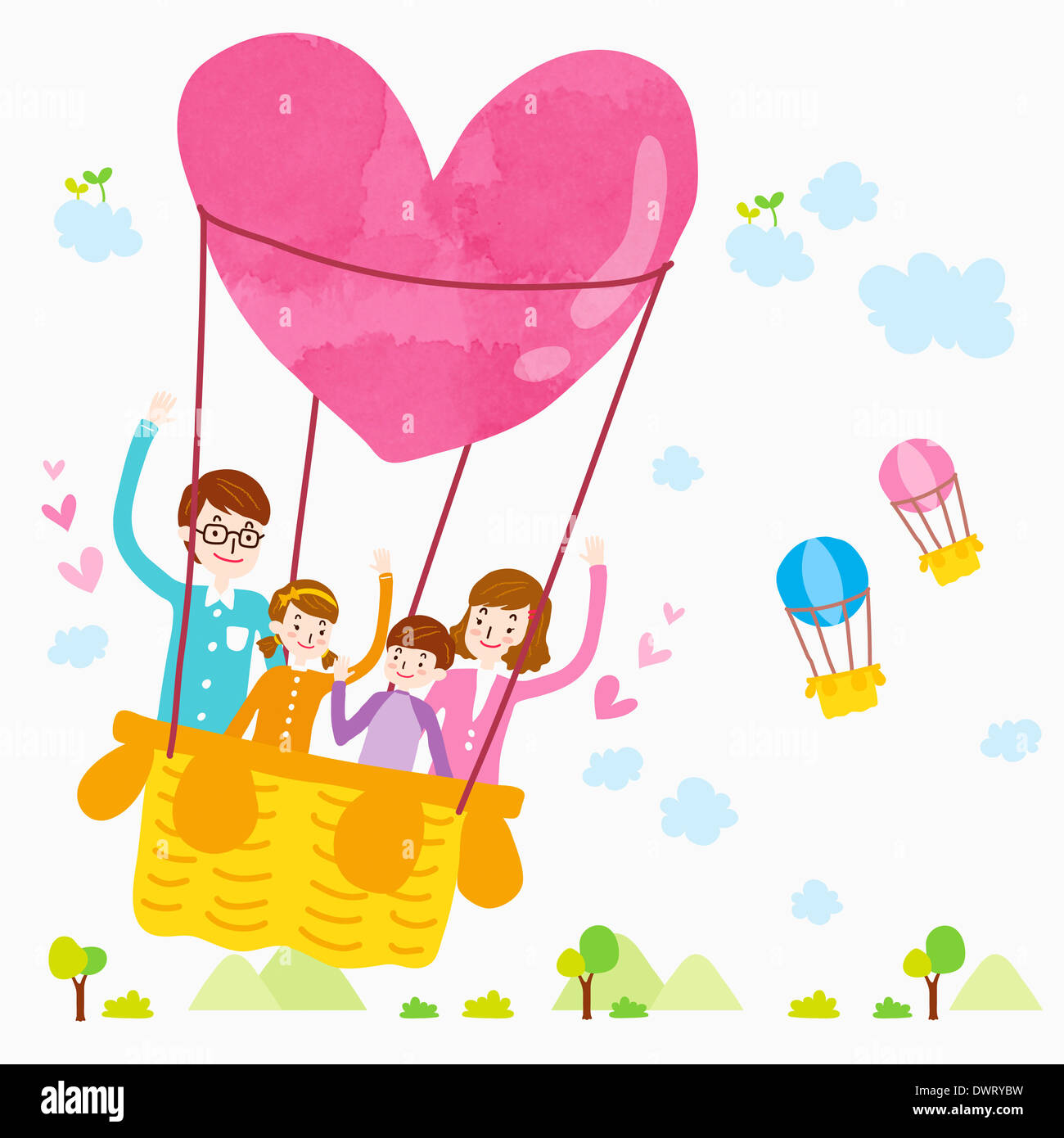 hot air balloon family rides