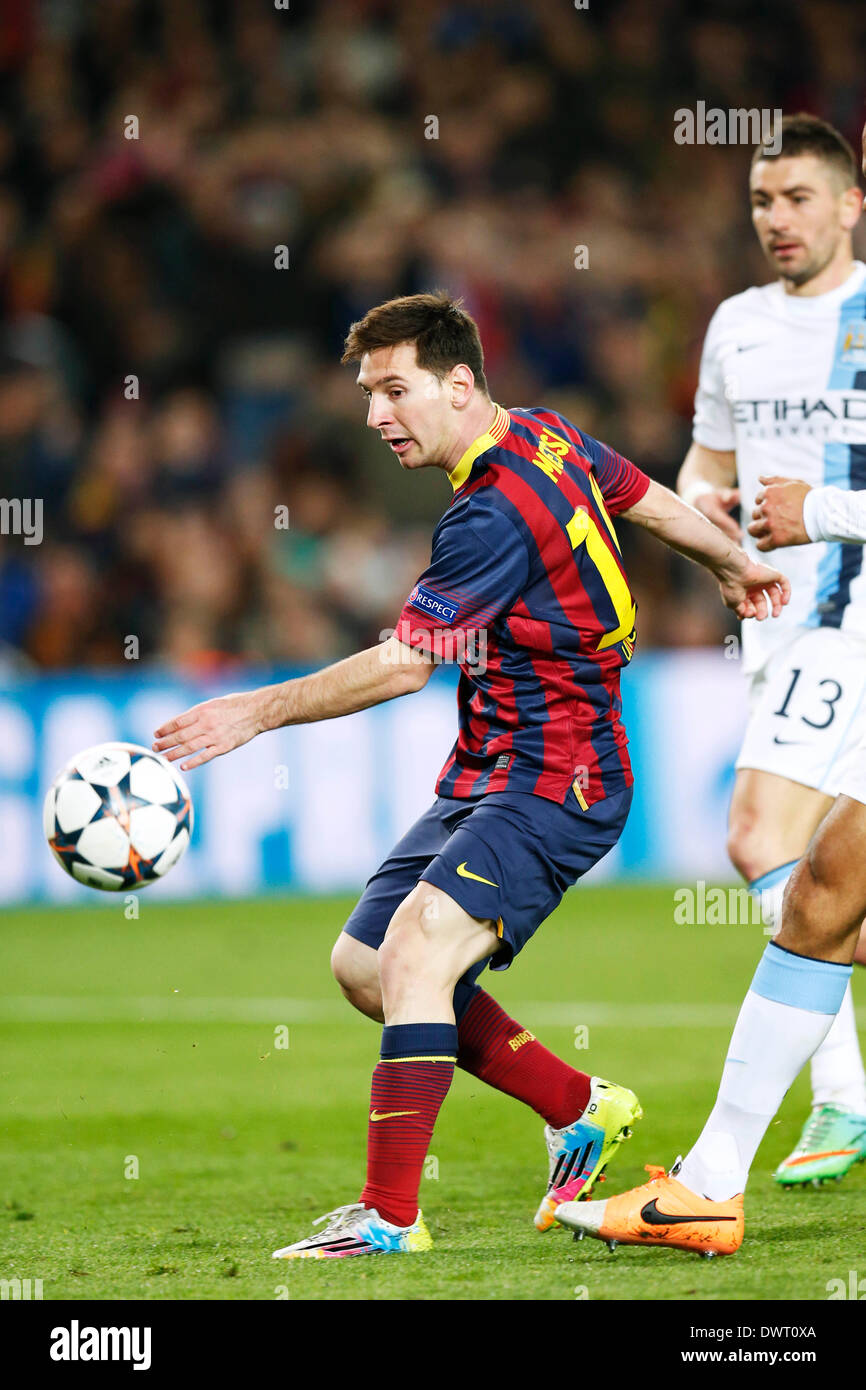 Barcelona, Spain. © D. 12th Mar, 2014. Lionel Messi (Barcelona