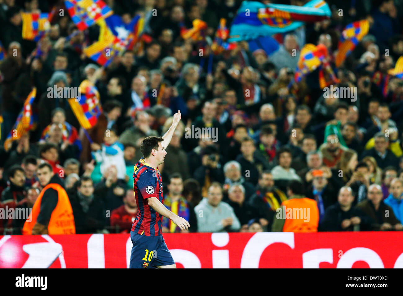Barcelona, Spain. © D. 12th Mar, 2014. Lionel Messi (Barcelona