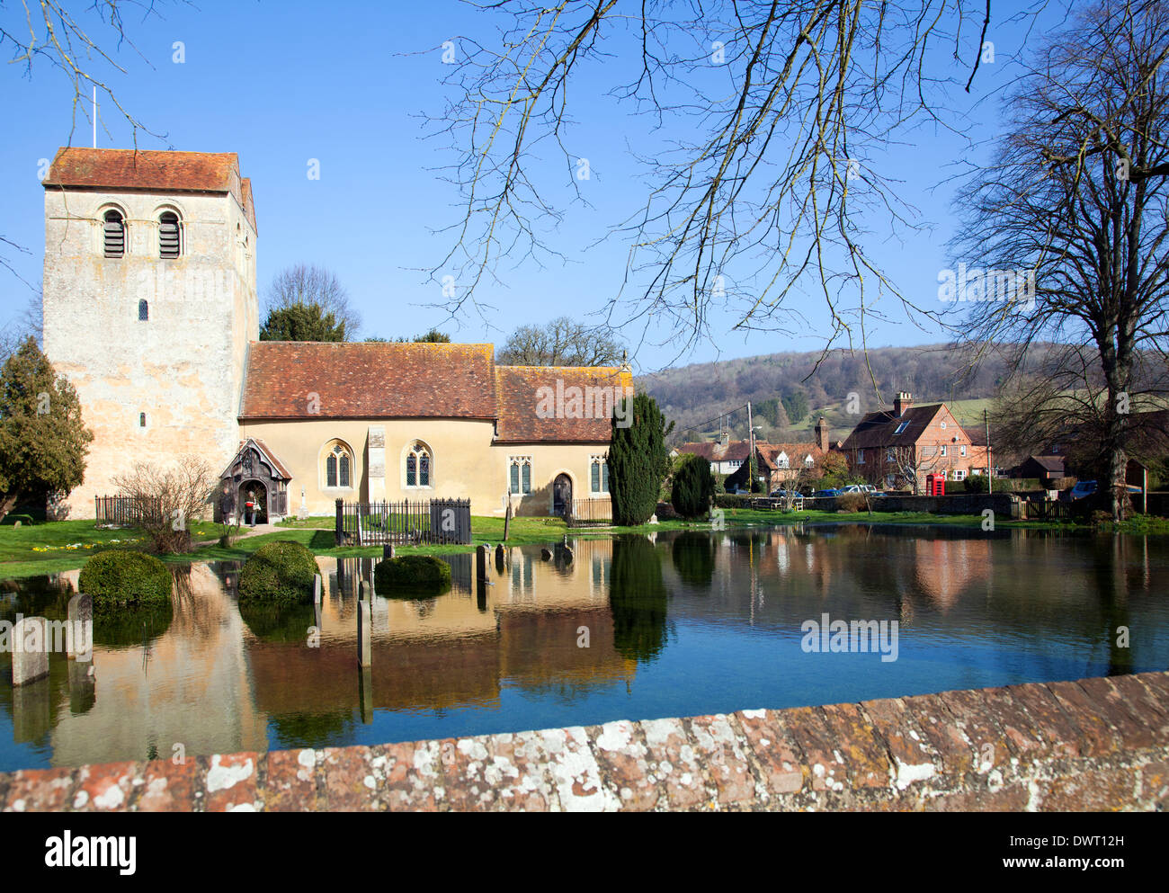 Fingest St Bartholomew Church in Fingest - Buckinghamshire - UK Stock Photo - Alamy