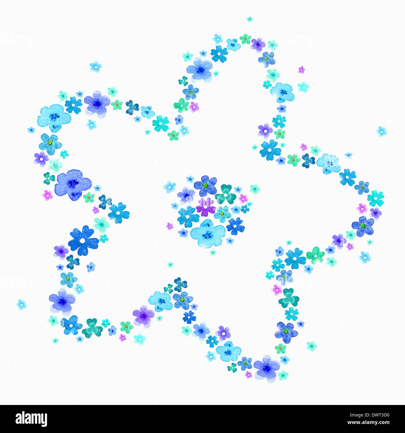 flowers in the shape of a flower Stock Photo Alamy