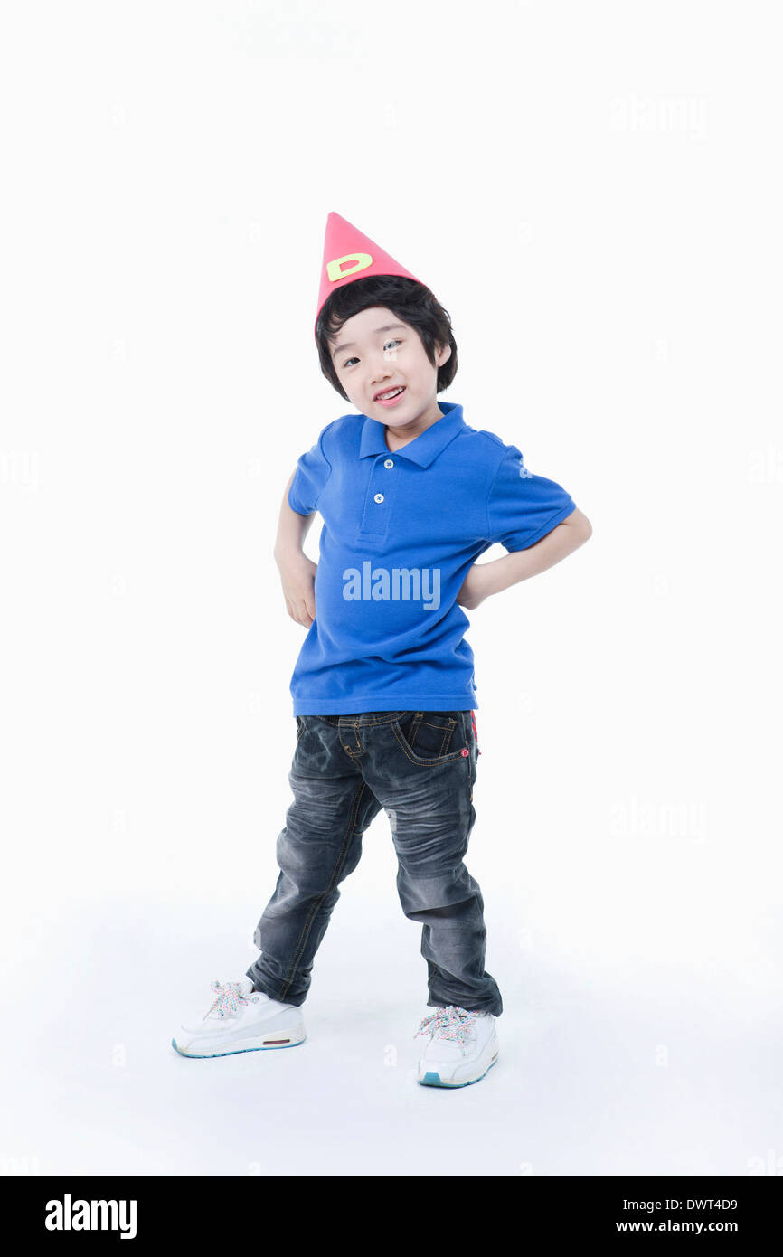 Boy wearing a hat hi-res stock photography and images - Alamy
