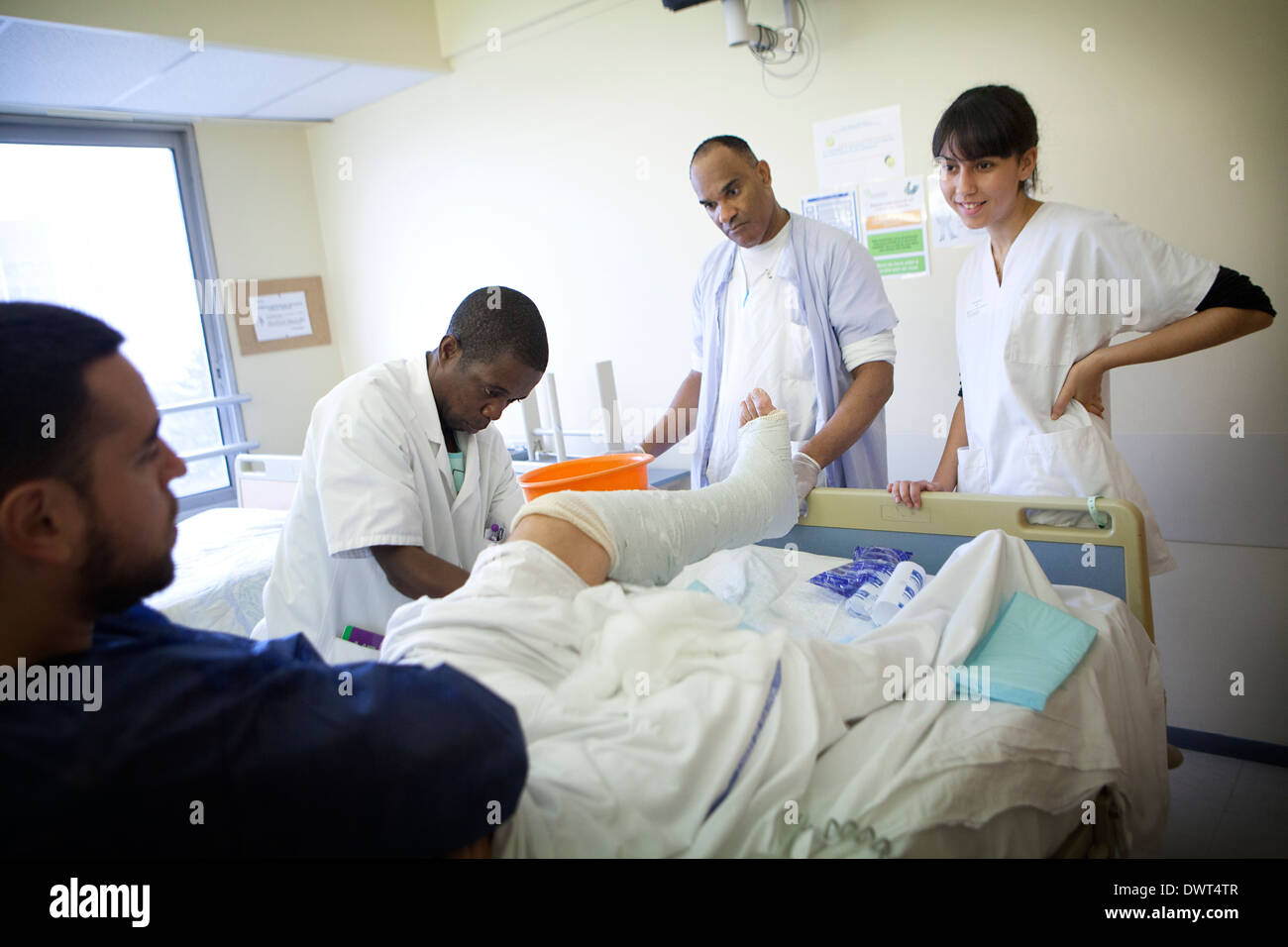 Plaster cast Stock Photo