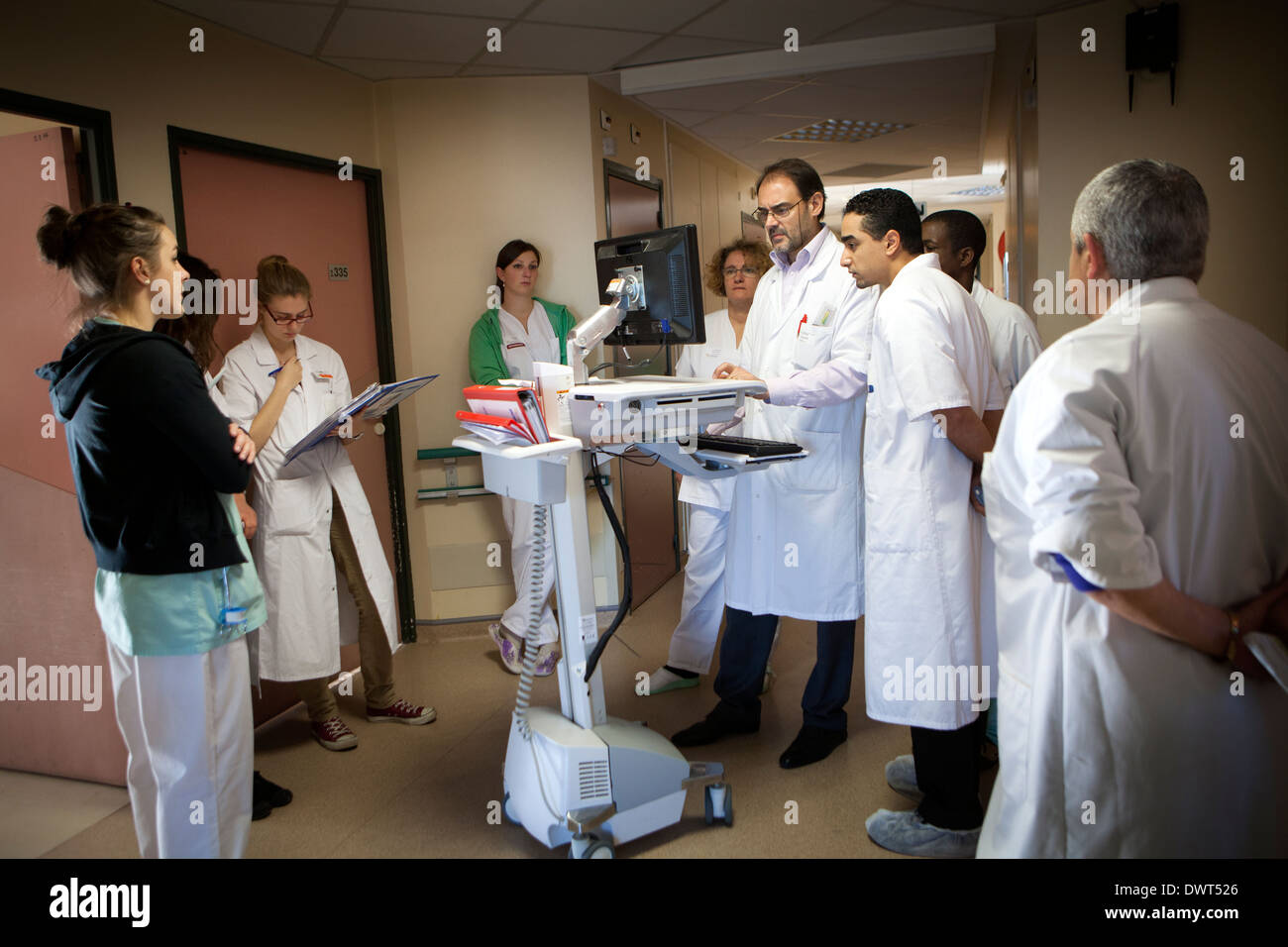 Hospital team Stock Photo