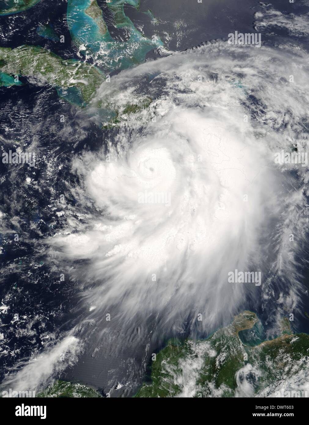 Hurricane dennis Stock Photo