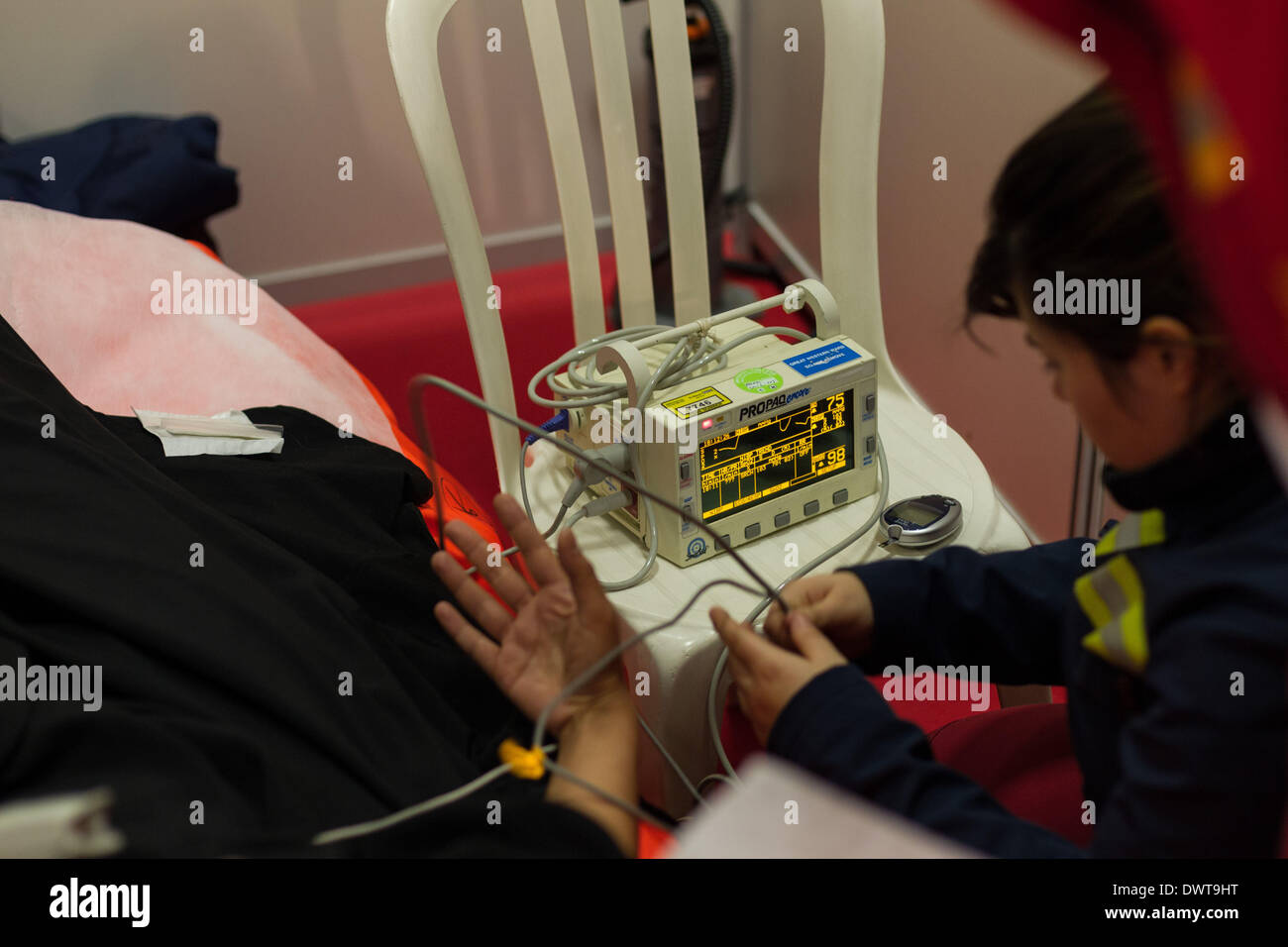 First aid team Stock Photo Alamy