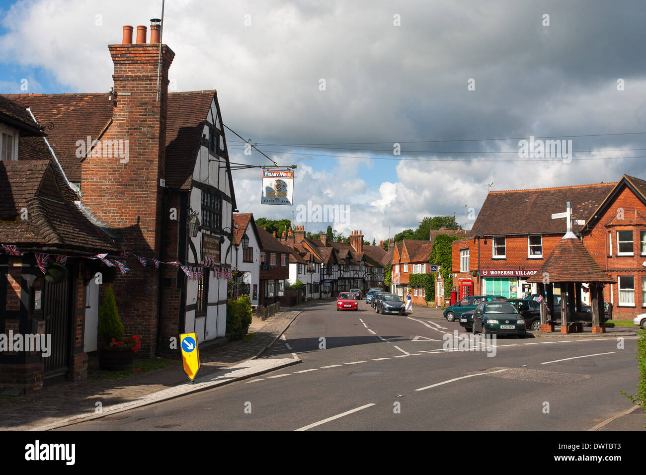The Street, Wonersh, Surrey UK Stock Photo Alamy