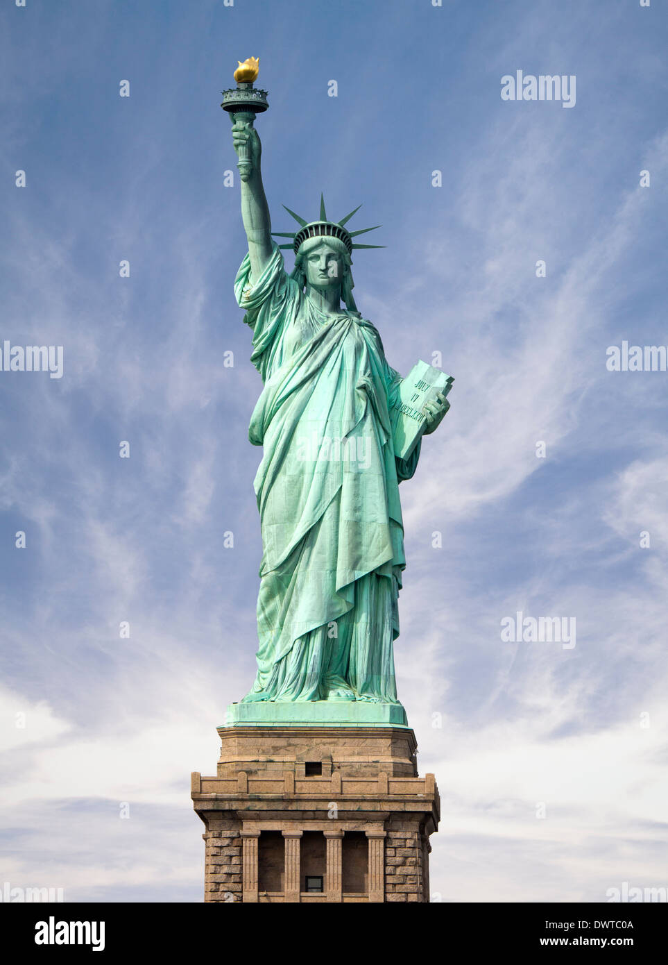 The iconic Statue of Liberty in New York USA 2 Stock Photo