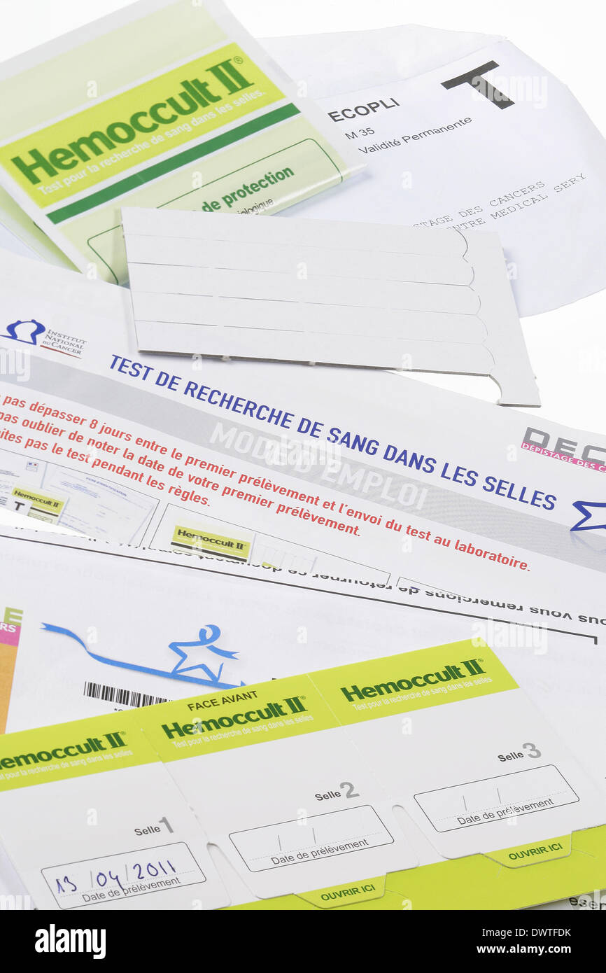 Colorectal test diagnosis Stock Photo Alamy