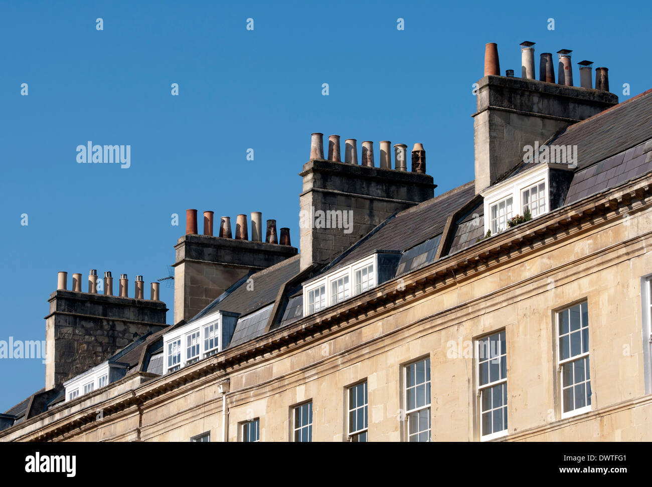 Great Pulteney Street, Bath, Somerset, England, UK Stock Photo