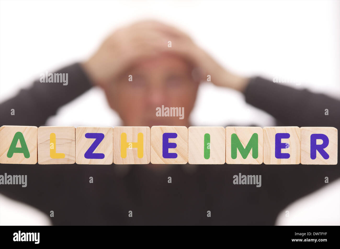 Old man alzheimer brain hi-res stock photography and images - Alamy