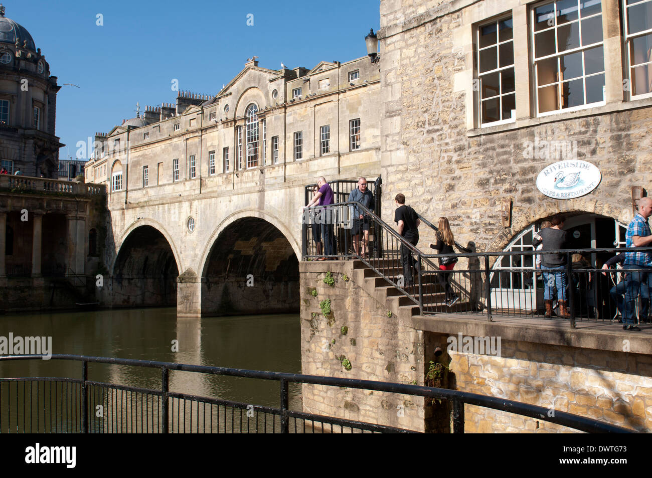 Riverside cafe pulteney bridge bath hires stock photography and images Alamy
