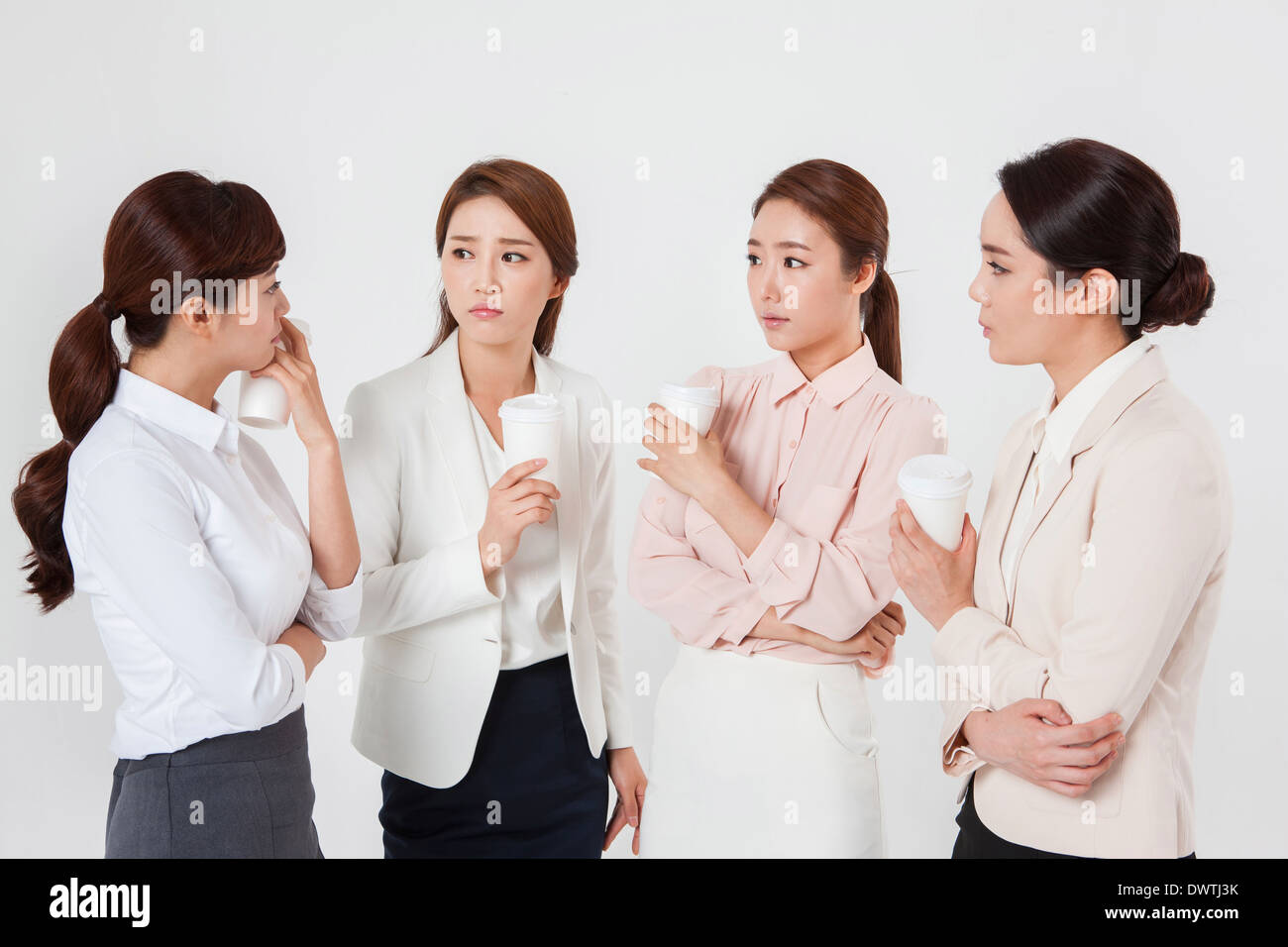 A Group Of Women Gossiping Stock Photo Alamy