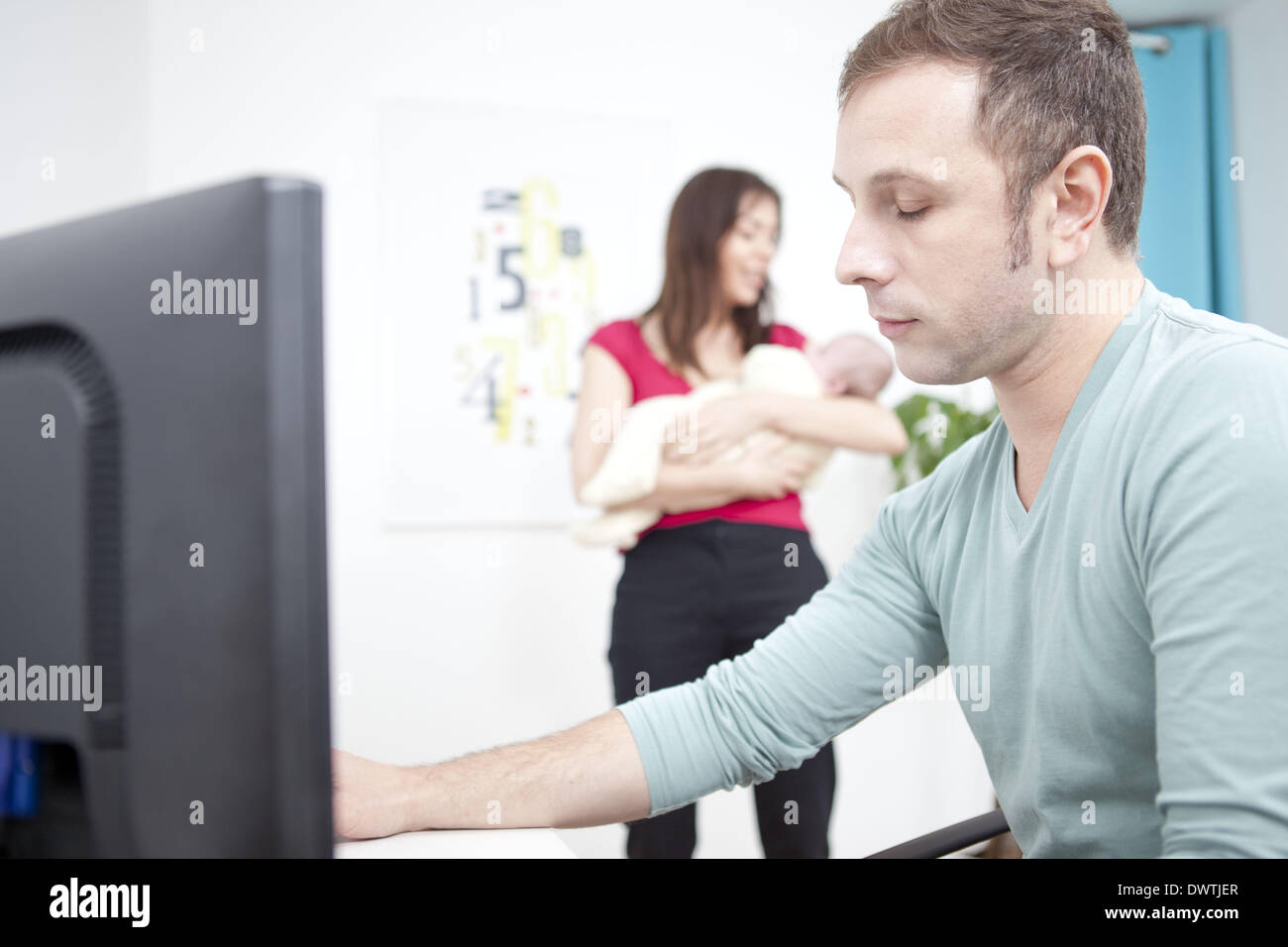 Argument couple Stock Photo