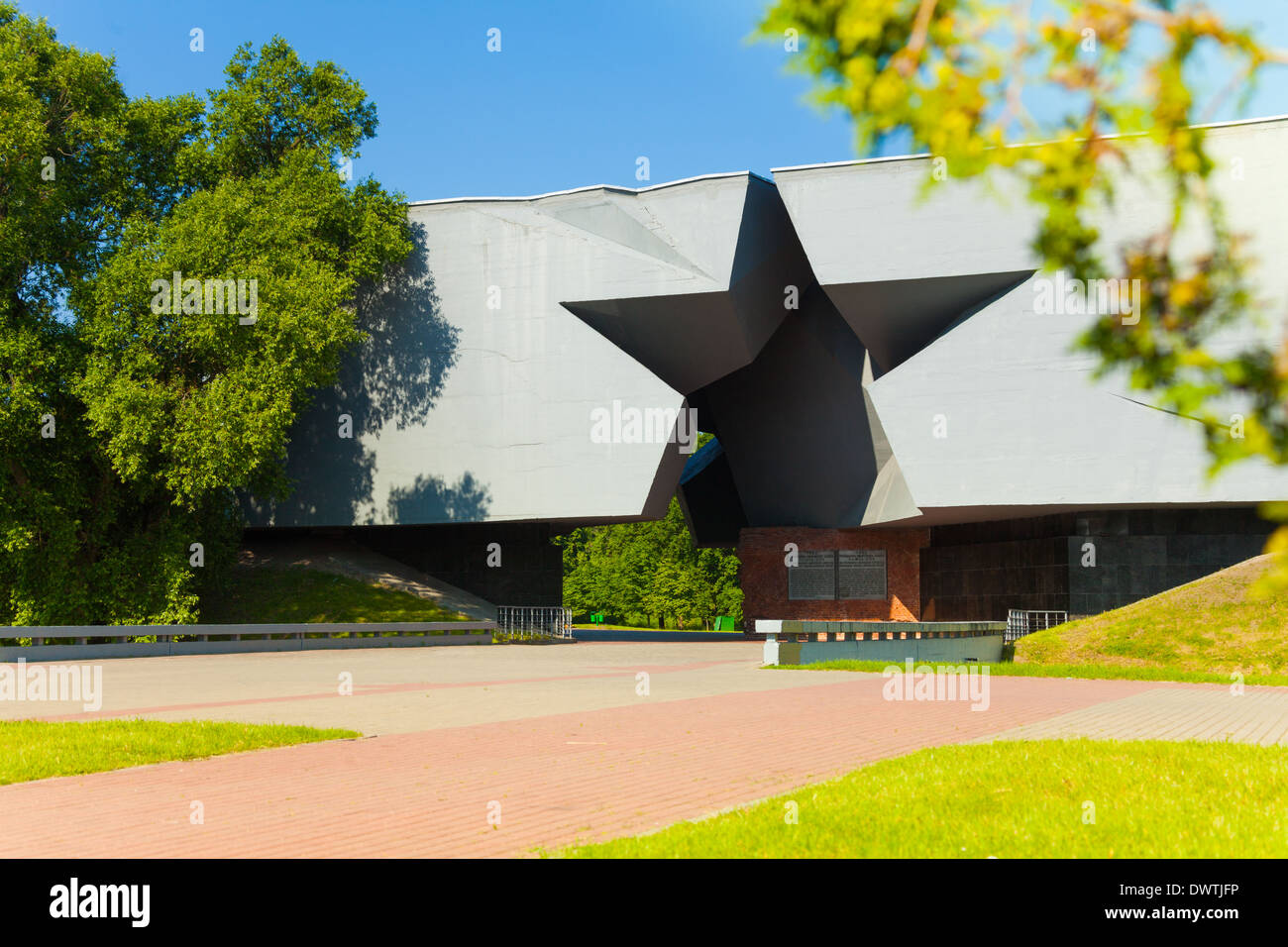 Entrance to the Brest fort the first point attacked by Nazi Germans in USSR Stock Photo