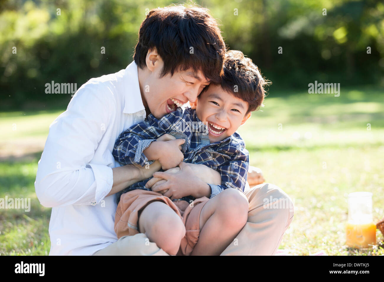 Father and son in nature hi-res stock photography and images - Alamy