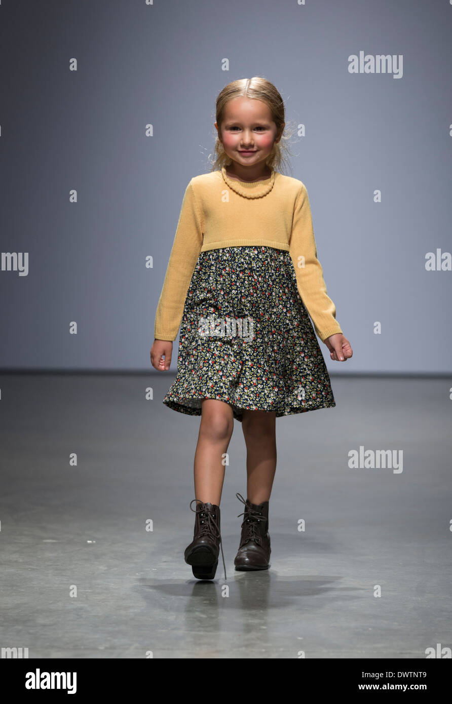 Girl walks runway for Imoga by Heajung Chung at Vogue Bambini ...