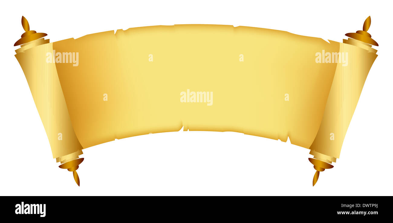 Vector illustration of Scroll of the Law Stock Photo Alamy