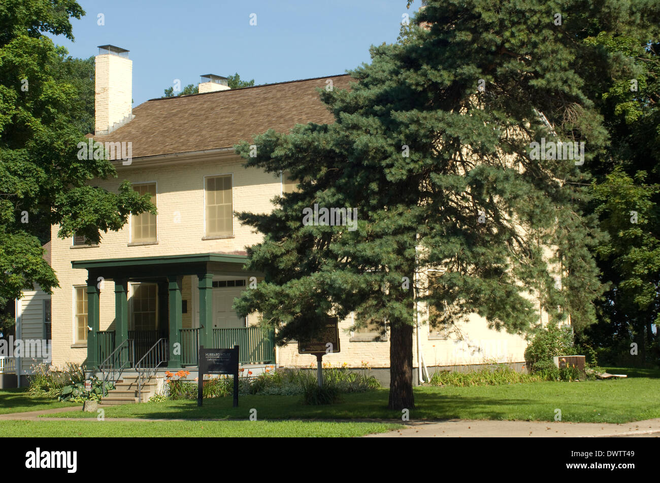 Hubbard House, an Underground Railroad safe house in Ashtabula OH, on