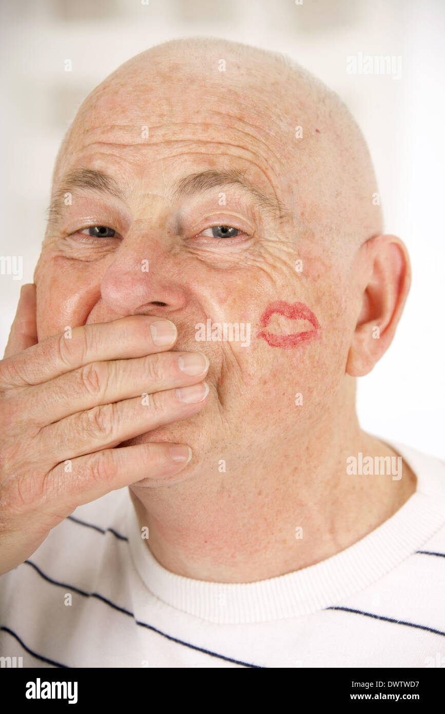 Man lipstick kiss hi-res stock photography and images - Alamy