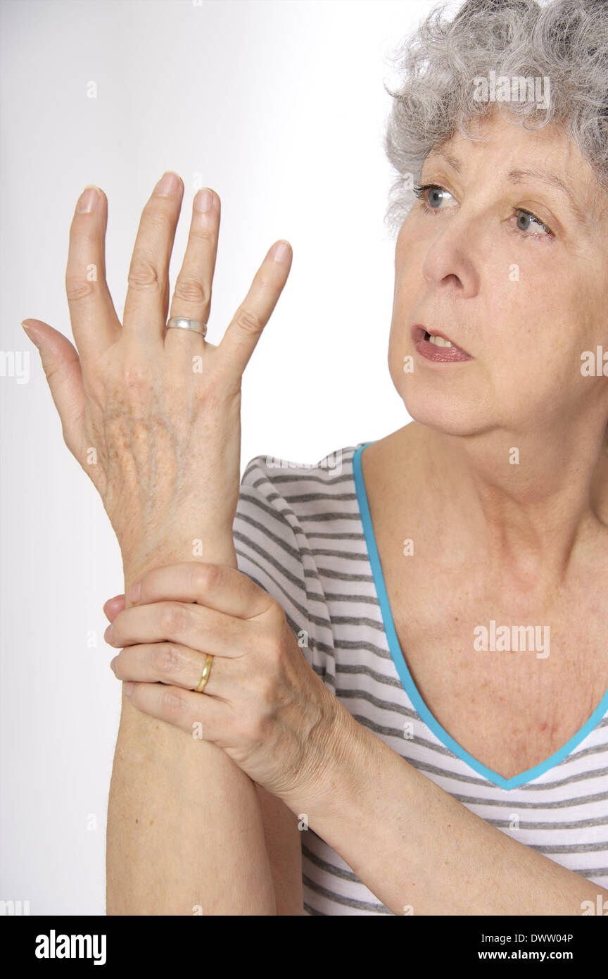 Wrist pain woman Stock Photo Alamy