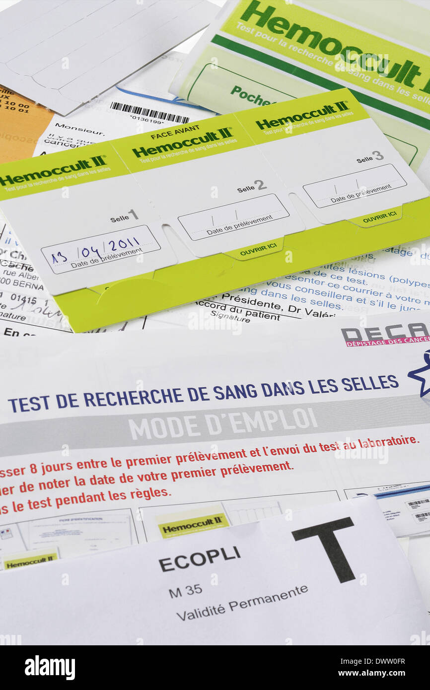 Colorectal test diagnosis Stock Photo Alamy