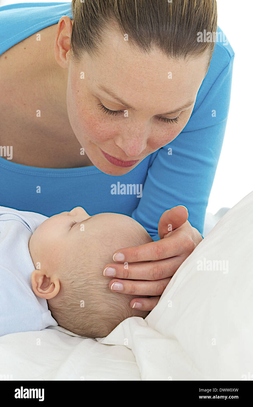 6 month old baby asleep hi-res stock photography and images - Alamy
