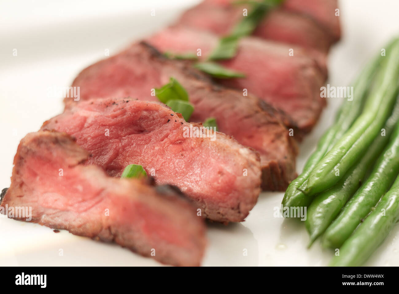 Grilled Sirloin Steak Stock Photo Alamy