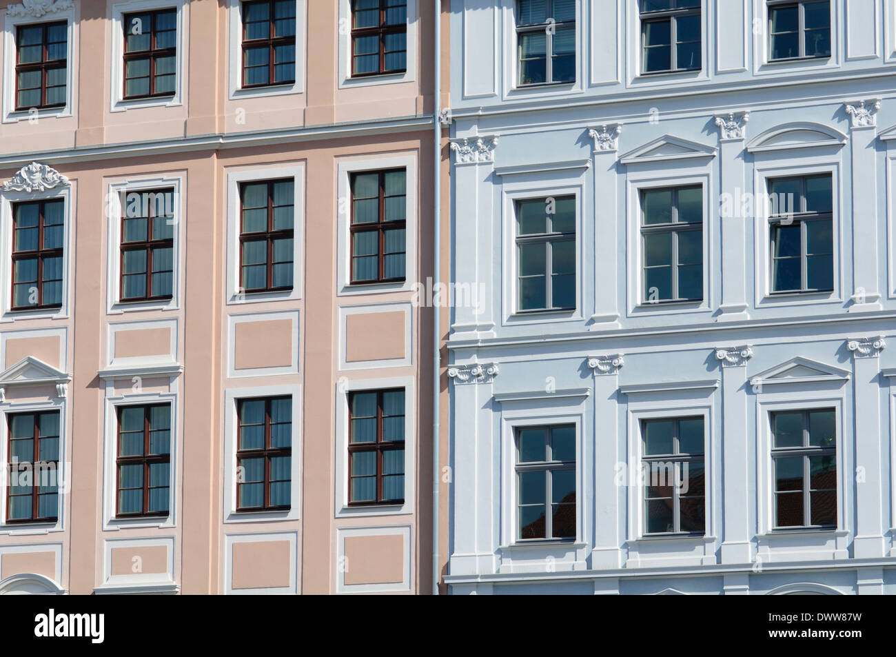 Germany, Saxony, Dresden, Neumarkt Square, Architectural Details Stock Photo