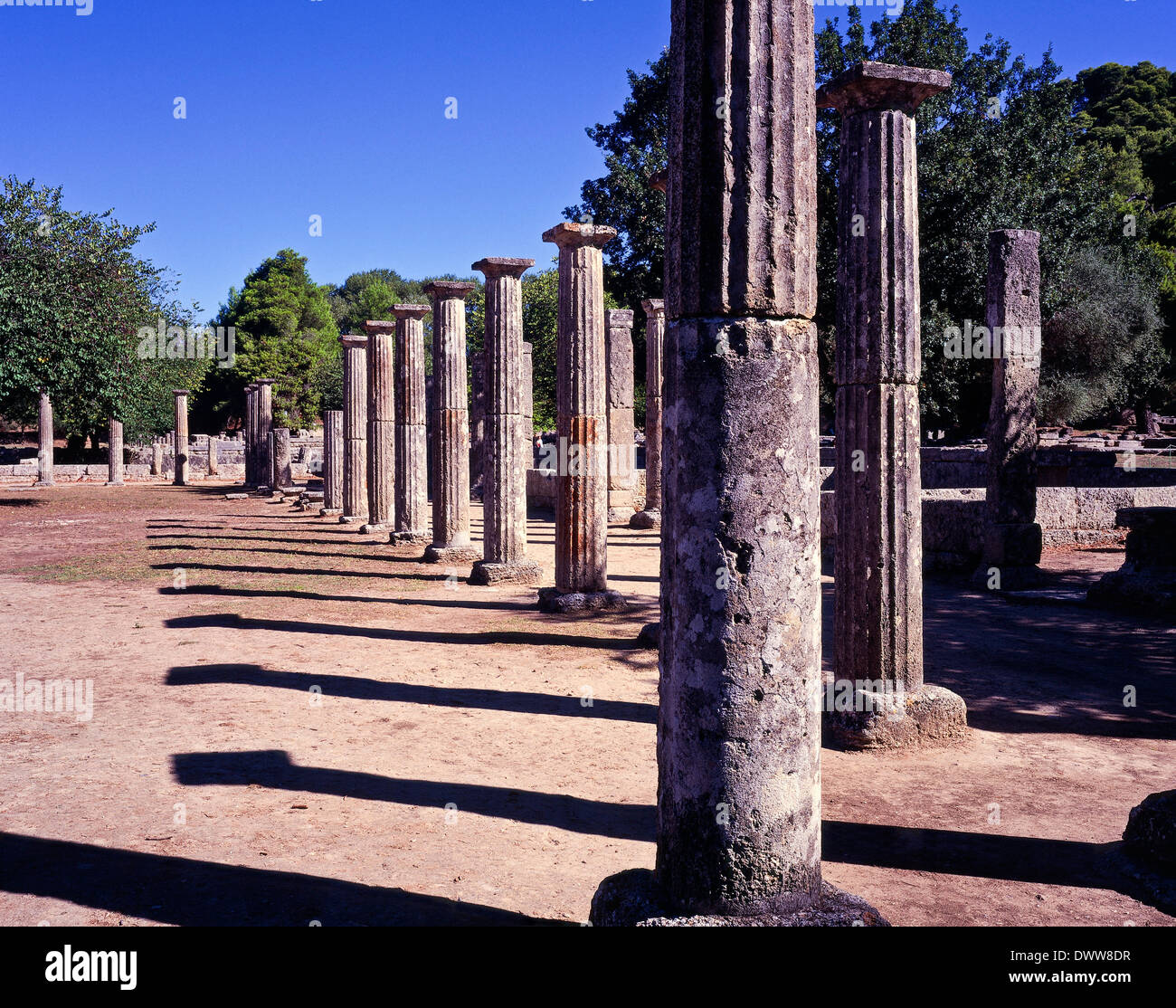 Palaestra ruins olympia elia peloponnese hires stock photography and