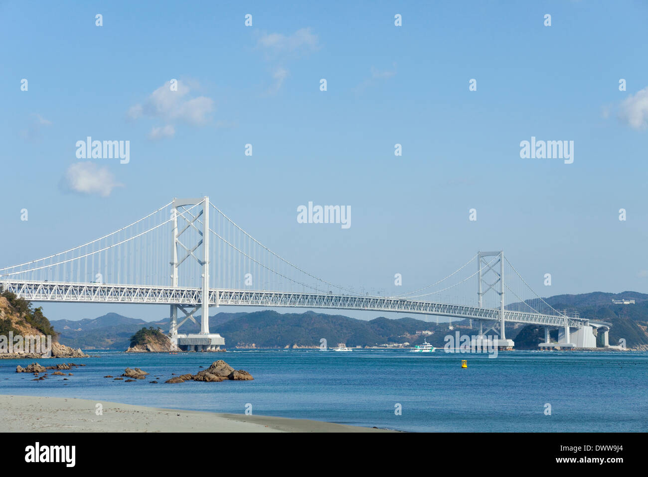 Onaruto Bridge, Hyogo Prefecture, Japan Stock Photo