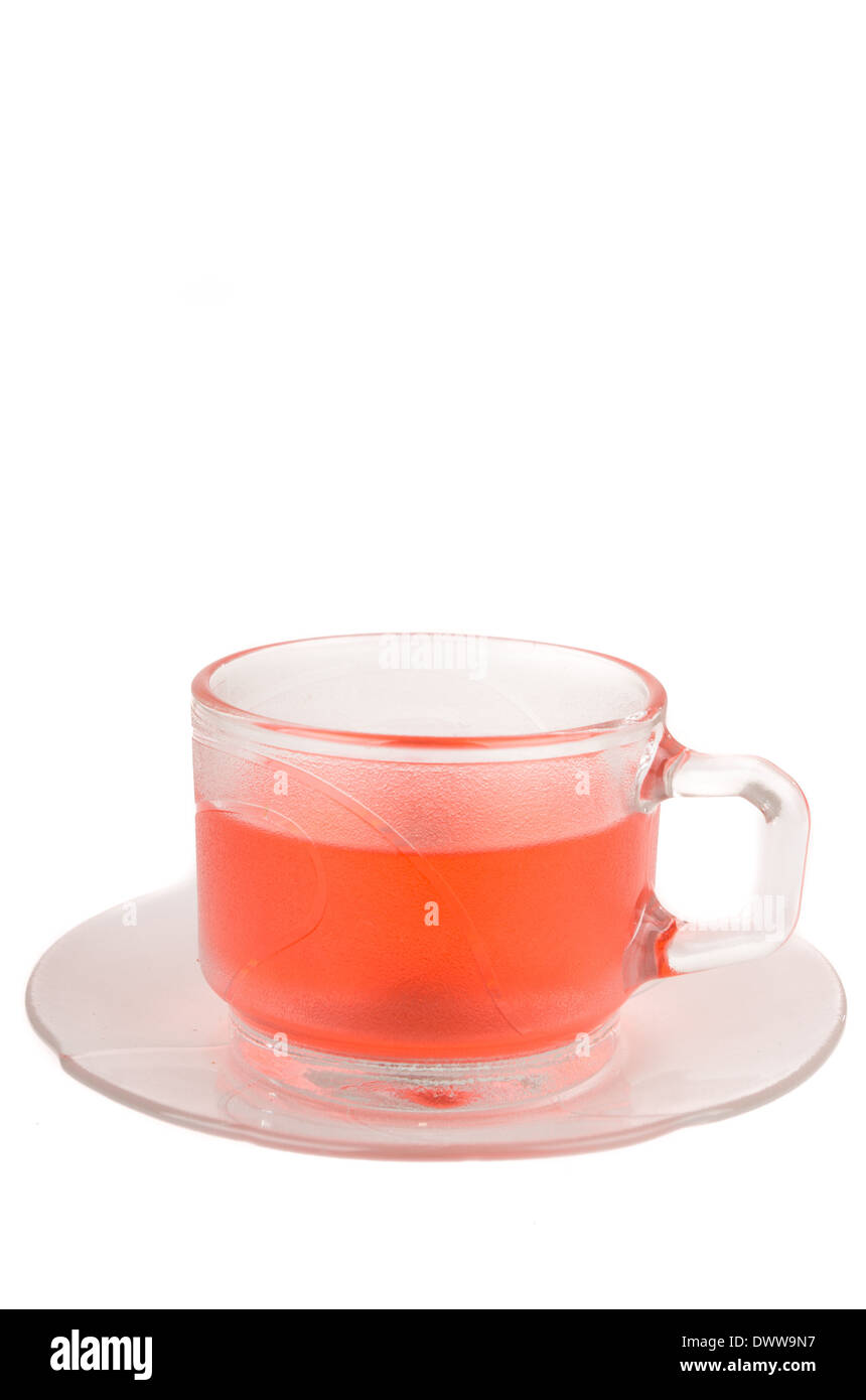 Rose bud tea in cup Stock Photo Alamy