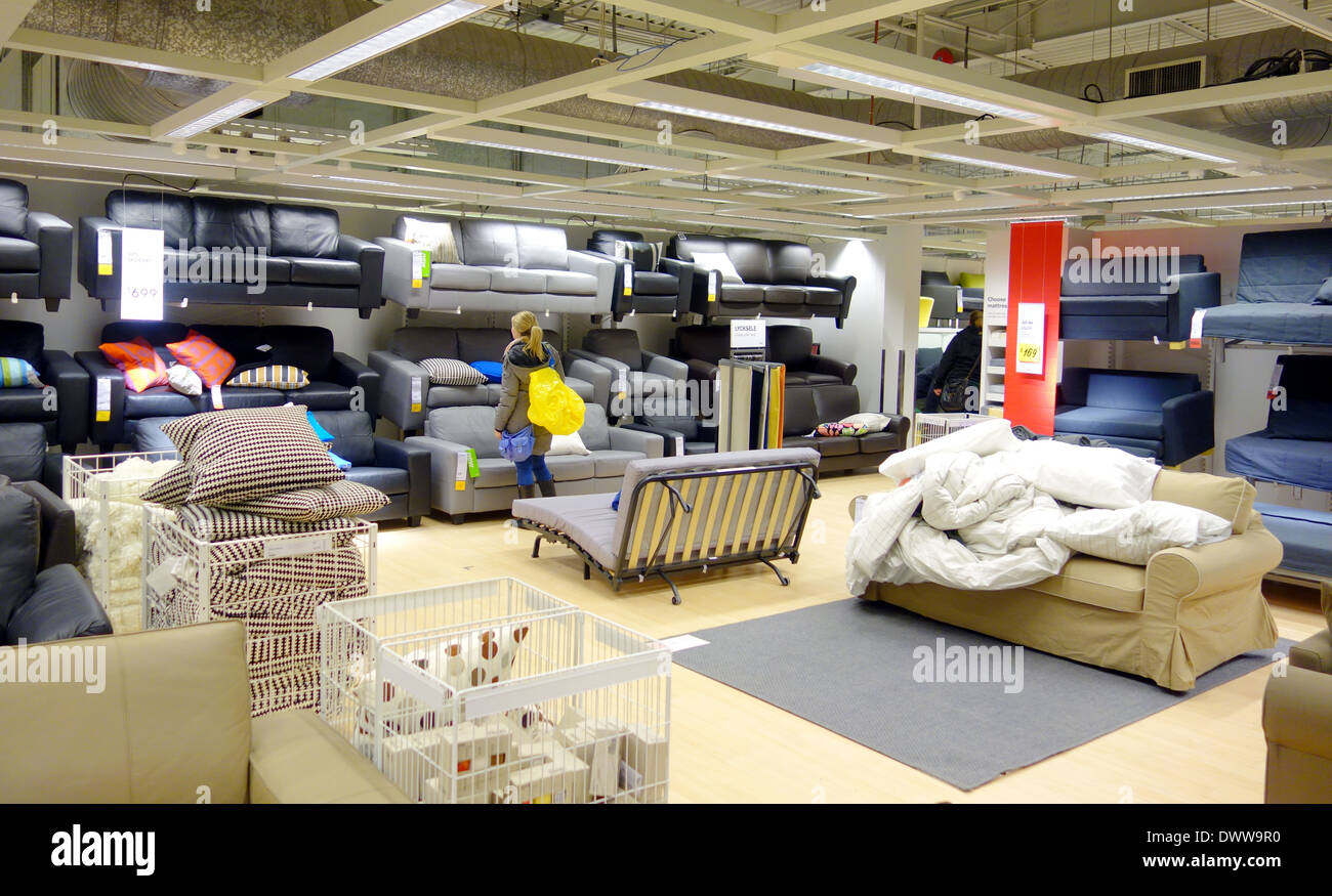 vertrouwen Herrie Controversieel Furniture selection at an Ikea store in Toronto, Canada Stock Photo - Alamy
